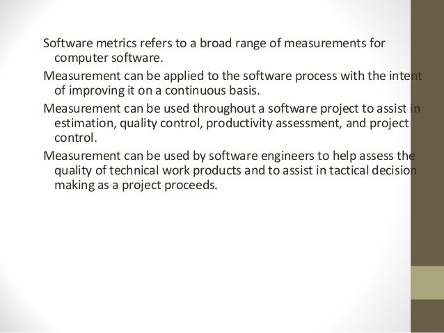project metrics in software testing project quality metrics